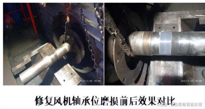 现在了解此技术修复风机轴承位磨损不算晚！(图1)