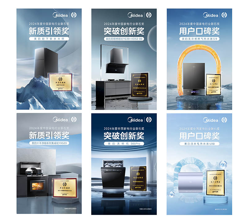 九游智能体育科技：荣耀时刻！美的荣膺2024年度家电行业多项磐石大奖殊荣(图2)